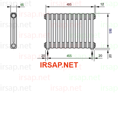 Радиатор IRSAP Tesi 20565/11 T16 CL 01
